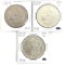 1889, 1890 & 1896 Morgan Silver Dollars