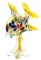 Murano Style Art Blown Glass Fish Sculpture