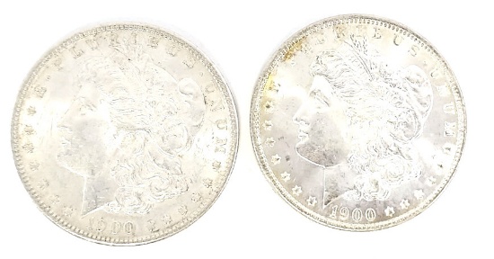 1900 & 1900-O Morgan Silver Dollars