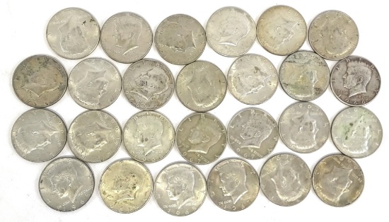 $13 Face Value 40% Silver Kennedy Half Dollars