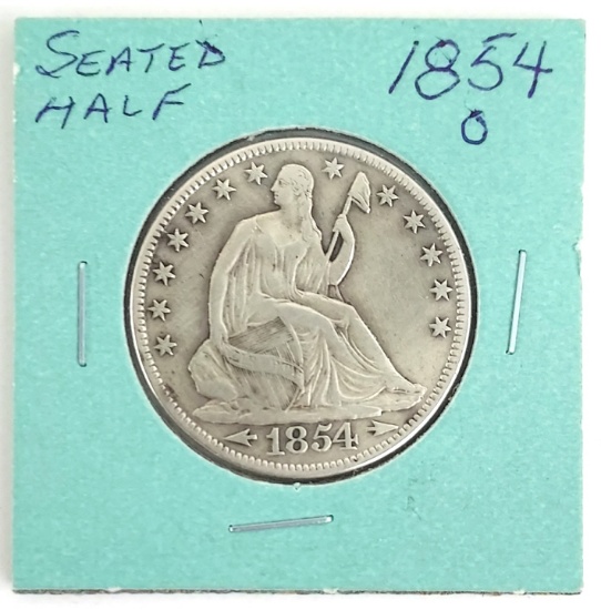 1854-O U.S. Seated Liberty Silver Half Dollar