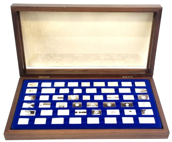 FM Flags Of The States Sterling Silver Ingot Set