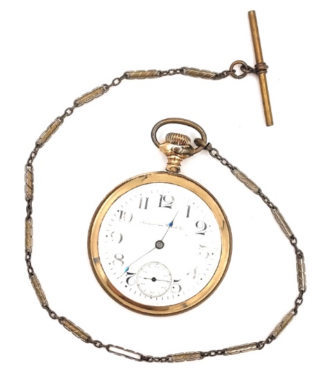 Hampden Champion Open Face Pocket Watch
