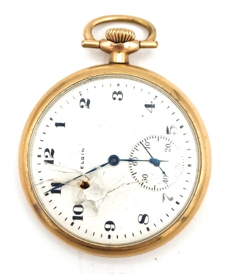 1920 Elgin Grade 314 Open Face Pocket Watch