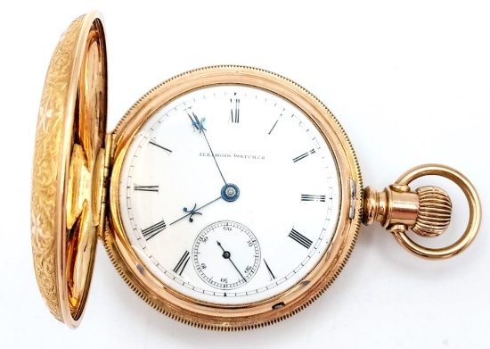 Illinois Bunn Special Hunting Case Pocket Watch