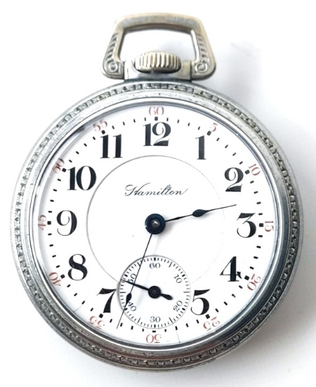 1907 Hamilton Grade 940 Open Face Pocket Watch