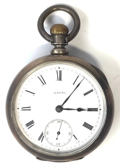American Waltham Broadway Open Face Pocket Watch