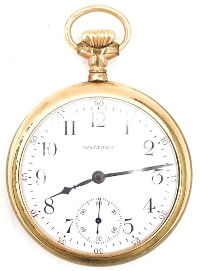 1908 Waltham Grade 620 Open Face Pocket Watch