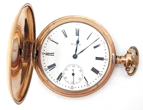 1914 Elgin Grade Hunting Case Pocket Watch