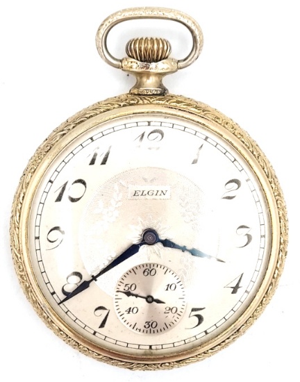 1926 Elgin Grade 291 Open Face Pocket Watch