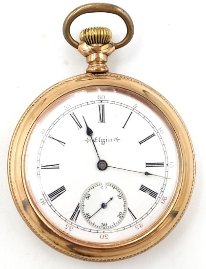 1902 Elgin Grade 211 Open Face Pocket Watch