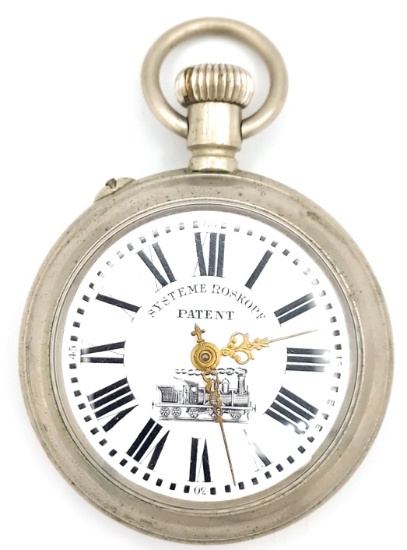 Swiss Systeme Roskopf Open Face Pocket Watch