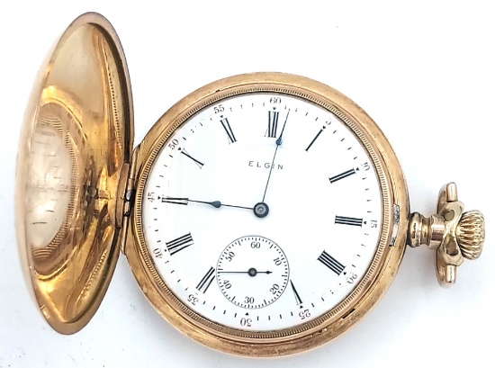 Elgin Grade 386 Hunting Case Pocket Watch