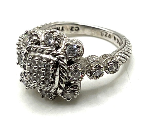 Sterling Silver Judith Ripka Dinner Ring