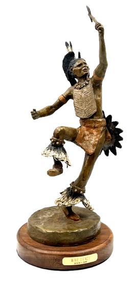 2009 Richard A. Meyer "War Dance" Bronze Sculpture