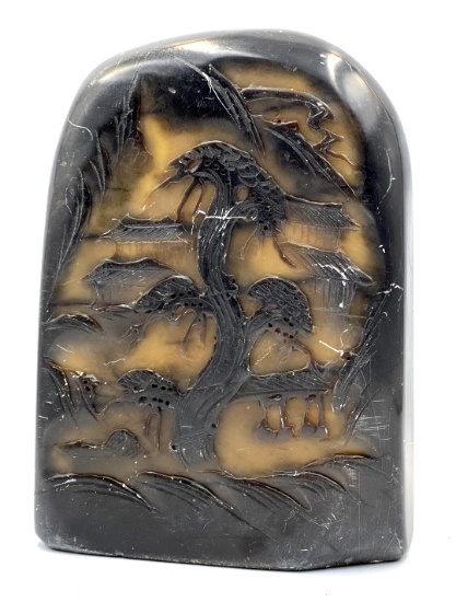 Chinese Shoushan Stone Hand Carved Sculpture