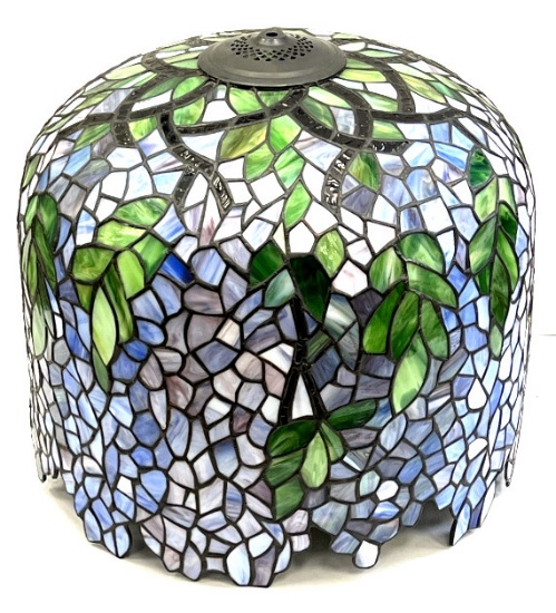 Tiffany Style Leaded Glass Wisteria Lamp Shade