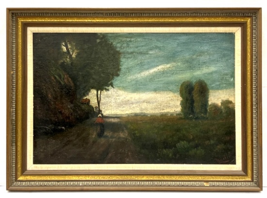 MuHlig Listed German Artist Signed Oil on Canvas