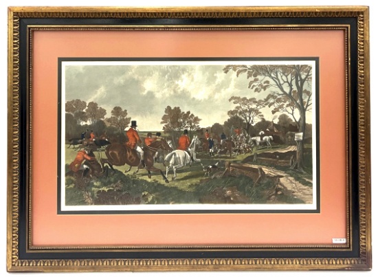 J.F. Herring "The Death" Framed Print