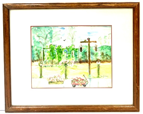 1990 Jean Warner Original Watercolor Painting