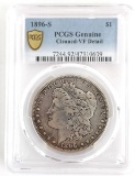 1896-S U.S. Morgan Silver Dollar PCGS VF Detail