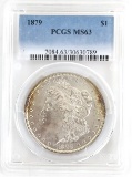 1879 U.S. Morgan Silver Dollar PCGS MS 63
