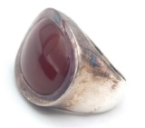 Men's RLM Studio Sterling Silver Red Agate Ring