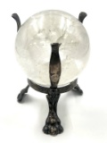 Sterling Silver and Natural Quartz Ball