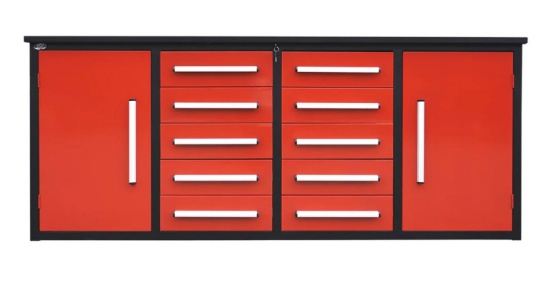 Steelman 7Õ 10-Drawer Stainless