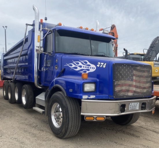 1993 Volvo Quad Axle Dump Truck