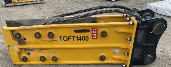 Brand New Toft 1400 Hydraulic Breaker