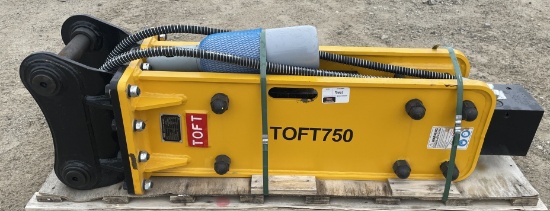 Brand New Toft 750 Hydraulic Breaker