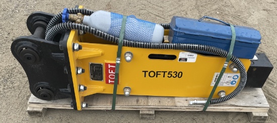 Brand New Toft 530 Hydraulic Breaker