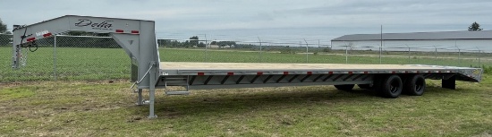 Brand New 2024 Delta 40' Gooseneck Trailer