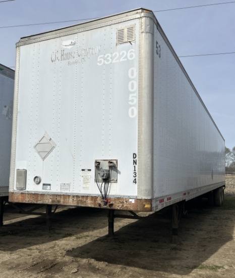 2000 53Õ Wabash Semi Van Trailer