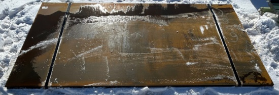 Steel Plates, 60"Wx115"Lx3/4" Thick (2)