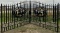 20' Bi-Parting Wrought Iron Gate, 89