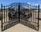 14' Bi-Parting Wrought Iron Gate, 91