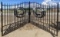 20' Bi-Parting Wrought Iron Gate, 91