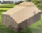 14'x20' Single Garage Metal Shed