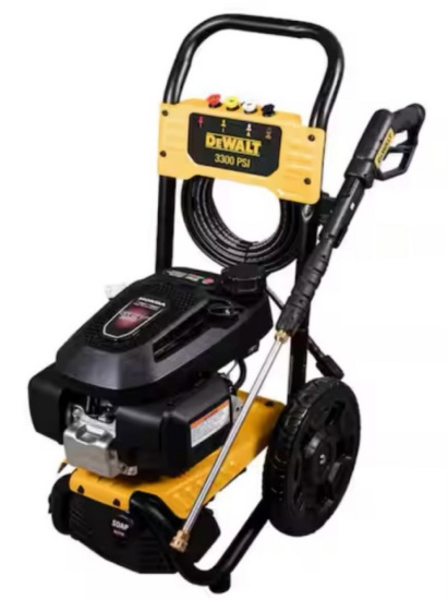 DeWalt 3300 PSI 2.4 GPM Gas Pressure Washer