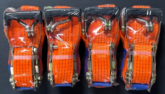 Brand New ZYM 2"x27' Ratchet Straps