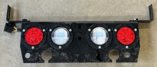 Paccar Grote LED Tail Light Bracket, 26.5"Lx9"W