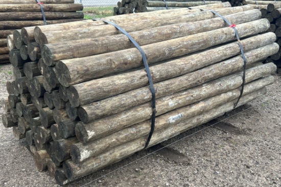 7Lx4"D Treated Posts, 60 Posts