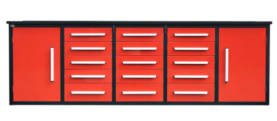 Chery 10' 15 Drawer Workbench