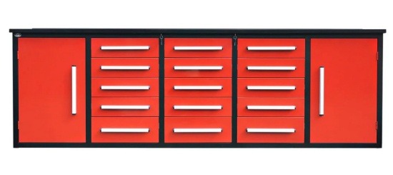 Chery 10' 15 Drawer Workbench