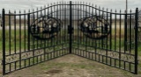 20' Bi-Parting Wrought Iron Gate, 89