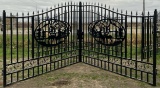 20' Bi-Parting Wrought Iron Gate, 89