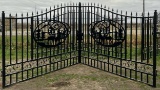 20' Bi-Parting Wrought Iron Gate, 89