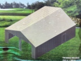 26'x33' Double Garage Metal Barn Shed